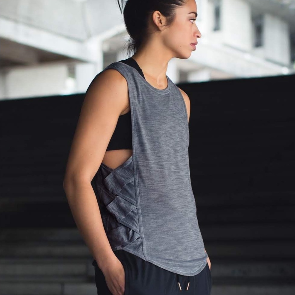 Lululemon Var City Muscle Tank Grey Heather